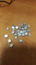 30 unids/lote borde plano DIP 5 Pin tipo B Micro conector USB hembra Puerto plano Jack cola Sockect para Samsung Lenovo Huawei ZTE ect