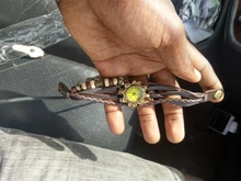 Las mujeres casuales multicapa Vintage mariposa de pulsera de cuero reloj de pulsera damas mujer reloj Montre Femme, relojes caliente 2017