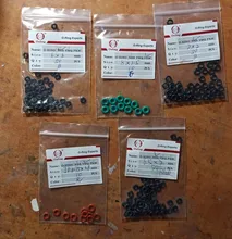 Anillo de goma negro NBR, lote de 50 unidades, OD5/5,5/6/6 5/7/8/8 5/9/10/10 5/11/11, anillo redondo de 5/12/13x2mm, juntas de sellado de aceite