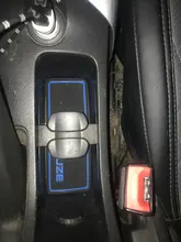 Alfombrillas acanaladas para puerta de coche para Chevrolet Cruze 2009-2015 accesorios Anti-deslizamiento estera de la taza de alfombras para agujero de Interior del coche-estilo