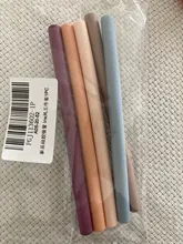 Pajitas de silicona de grado alimenticio estilo Ins para bebés, vasos de plástico en espiral para beber, para fiestas de cumpleaños, 5 uds.