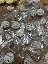 You Are My Penguin-Colgante de cúpula de cristal en forma de corazón, llavero, bricolaje, amantes de la joyería, regalo de cumpleaños