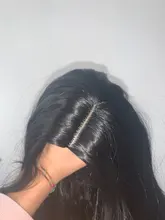 XIYUE sintético largo rizado pelucas con Centro flequillo rizado Natural pelucas marrones oscuras para las mujeres pelucas de Cosplay fibra resistente al calor pelucas