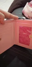 Cartera pequeña con gato para mujer, Cartera de marca de diseño, monedero de piel sintética para mujer, titular de la tarjeta femenina, Billetera