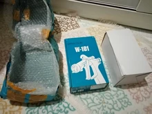 Pistola de pulverización de copa de plástico/Metal W-101 pistola de aire PISTOLA DE PULVERIZACIÓN Manual de mano, CALIDAD DE JAPÓN de 1,0/1,3/1,5/1,8mm, pistola de aire de pulverizador W101