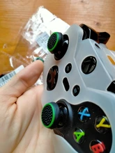 4 Pcs Silicone Analog Thumb Stick Grips Cover For Playstation 4 PS4 Pro Slim For PS3