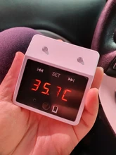 Mini termómetro digital para adultos, sensor de temperatura, humedad y temperatura al aire libre