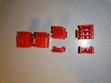 10 unids/lote 5557-R 5557 4,2mm negro/rojo 6 + 2 pines conector de arnés de cableado automotriz macho para PC/tarjeta gráfica de ordenador PCI-E Power