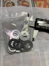 Washers Gaskets Stainless-Steel M4 M16 M2.5 M5 M3 M8 M10 Plain DIN125 1/100pcs