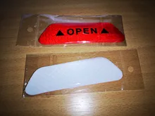 4 unids/set Puerta de coche pegatinas Universal de la seguridad advertencia Mark abierto alta reflectante cinta de la seguridad de la conducción tiras reflectantes