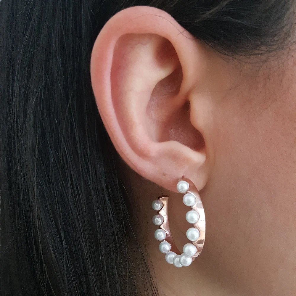 New Hot Trendy 925 Sterling Silver Fashion Hoop Earrings For Women Earring Birthday Gift Fine Jewelry Pearl Luxury Accessories
New Hot Trendy 925 Sterling Silver Fashion Hoop Earrings For Women Earring Birthday Gift Fine Jewelry Pearl Luxury Accessories