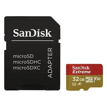 MicroSDHC EXTREME by 32 GB Class 3 + SD adapter 
MicroSDHC EXTREME by 32 GB Class 3 + SD adapter