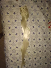 WTB-coleta sintética superlarga y Lisa, coleta con cordón, pinzas de fibra de alta temperatura, extensiones de cabello, cola de caballo