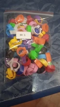 Anillos de Clip de plástico para pájaros de 8MM y 10MM de diámetro interior, Anillo de pie de color para Paloma, 10 colores, artículos para Paloma, 100 Uds.
