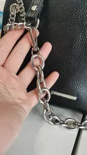 Cadena de Metal de repuesto para bolso de mano, accesorios para manualidades, accesorios para correa de bolso, 30cm