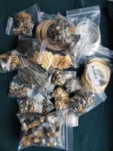 Lote de 100 unidades de cuentas de alambre de acero con memoria de 0,6mm, accesorios para fabricación de pulseras