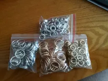 Anillo de salto cerrado de 8-21MM, para hacer joyas, llavero, collar, pulsera, herramienta, Conector de anillo, Color dorado/plateado