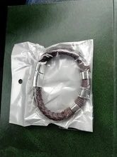 Pulsera de cuero Retro Para hombre y mujer, pulseras trenzadas Vintage en marrón y negro, regalo de fiesta, joyería, brazaletes de cierre magnético 2020