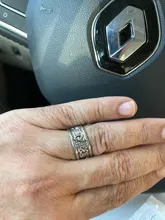 Anillo vikingo celta nórdico tridimensional para hombre, joyería de lujo, 2019