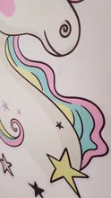 Stickers Decor Removable Unicorn Wall-Decals Nursery Birthday-Party-Favor Kids Bedroom