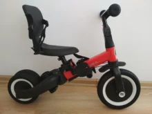 Patinete 3 en 1 con 3 ruedas de altura ajustable, para chico, automóvil triciclo, andador de bebé, juguetes de bicicleta de equilibrio, regalo plegable
