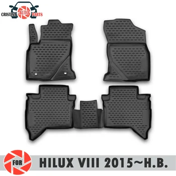 Floor mats for Toyota Hilux 2015~2019 rugs non slip polyurethane dirt protection interior car styling accessories
Floor mats for Toyota Hilux 2015~2019 rugs non slip polyurethane dirt protection interior car styling accessories