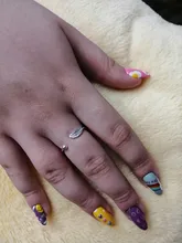 Anillo ajustable de plumas para mujer, joyería fina, accesorios de fiesta