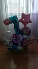 Conjunto de Globos de látex de confeti de copos de nieve para niños y adultos, decoración para fiesta de cumpleaños, Baby Shower, 32 pulgadas, 1 Juego