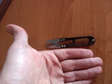 1 uds/venta al por mayor de acero de alto carbono de alta calidad de corte de línea de pescado tijeras 15g/10,5 cm en forma de U-línea de pesca tijeras de coser wholesa