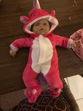 Conjunto de 4 piezas de diadema con diseño de conejo para bebé, accesorios de ropa para recién nacido de 18 pulgadas, 43cm, ideal para regalo de Festival, 2020