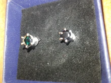 GIGAJEWE-pendientes de plata de primera ley con diamante, aretes, plata esterlina 925, moissanita, oro blanco de 18 quilates, 1 quilate