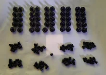 Caja de disco duro HDD Caddy para ordenador, bandeja de servidor de intercambio en caliente, tornillo de montaje plano, tornillo de cabeza Phillips avellanado, 2,5 , 3,5, 25 uds.