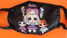 LOL Surprise-mascarilla facial de algodón reutilizable para niñas y adultos, a prueba de polvo y viento, para regalo