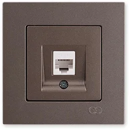 PnpnElectrıc Gns Eqona Metallic Mocha Single Data Socket (RJ45 Cat5)
PnpnElectrıc Gns Eqona Metallic Mocha Single Data Socket (RJ45 Cat5)