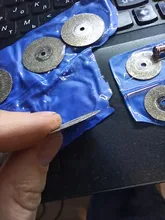 Mini disco de corte Dremel, herramienta rotativa de Muela de Diamante, hoja de sierra Circular, disco de diamante abrasivo