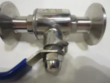 Sanitary-Ball-Valve Tri-Clamp 304-Stainless-Steel Diary-Product 19mm for Homebrew 3/4-Ferrule-Type