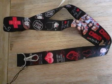 Greys-Llavero con cordón de anatomía para mujer, correa de cuello con dibujos animados para tarjetas de identificación, llaves, médicos enfermeros, regalos