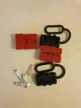 Charge-Plug Connectors Cables Battery Connect-Disconnect-Winch Trailer-Pair Electrical-Power