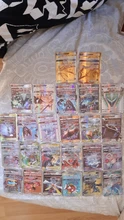 Juego de cartas de Pokemon para niños, cartas brillantes draufeu V VMAX GX de 140V, versión en francés e inglés