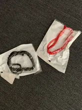 Pulseras trenzadas de cuerda de la suerte, pulsera de nudo hecho a mano budista tibetano, tamaño de cuerda de Buda rojo, joyería ajustable para mujeres y hombres