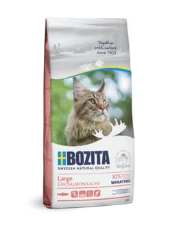 Bozita dry food D/young and adult cats are large. Breeds with salmon, without wheat 2 kg x 1 pc
Bozita dry food D/young and adult cats are large. Breeds with salmon, without wheat 2 kg x 1 pc