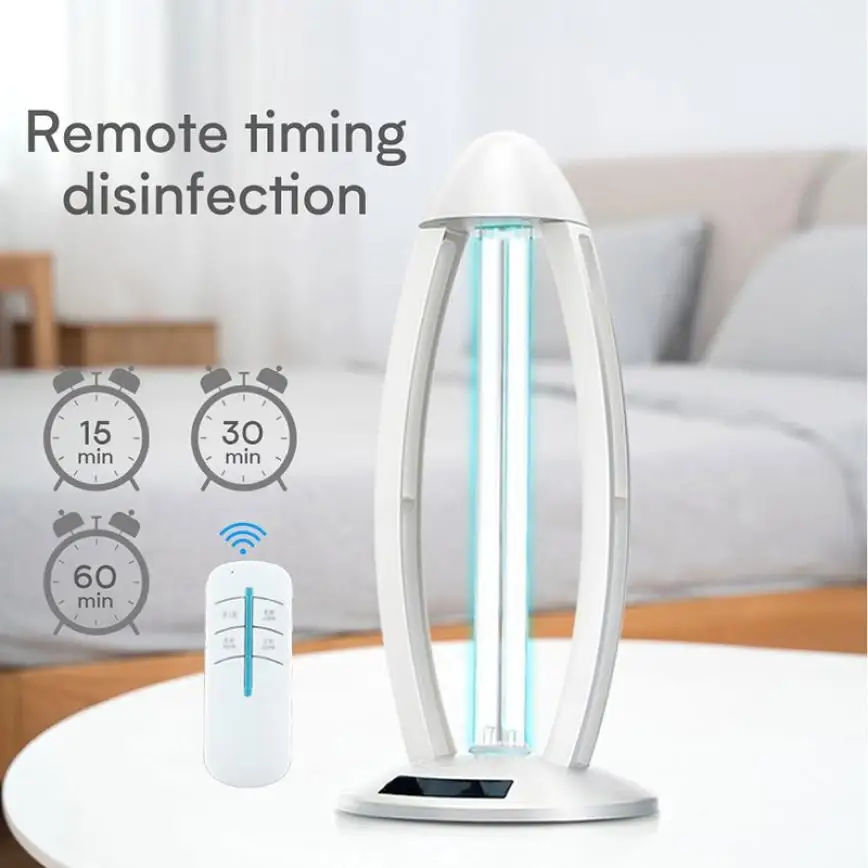 36W Desktop UV Sterilization Lamp for Household Germicidal Ozone Lamp Disinfection Light US/EU Plug Optional with Remote Control
36W Desktop UV Sterilization Lamp for Household Germicidal Ozone Lamp Disinfection Light US/EU Plug Optional with Remote Control