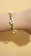 HangZhi-Pulseras de margaritas coreanas con flores, coloridas y transparentes, hechas a mano, elásticas, joyería, novedad de 2020