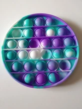 Juguete sensorial antiestrés para niños y adultos, juguete antiestrés para el autismo, con burbujas de empuje, divertido