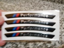 4x Car Decal Sticker Wheels Rims Racing Car Sticker Performance For BMW e46 e90 e60 e39