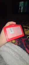 Soporte para tarjeta de identificación de enfermera, soporte con carretes de placa retráctil, Clip de placa con nombre, suministros escolares de oficina, color caramelo, estilo horizontal
