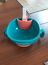 BC Babycare-fuente de alimentación de bebé 3 en 1, aperitivo, tazón de sopa con pajita, platos de aprendizaje infantiles, tazón con mango de succión, vajilla, tazón de aperitivos de pétalos