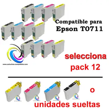 Epson T0715 PACK 12 D120, D78, D92, B40W, BX300F, BX310FN, BX3450F, BX600FW, BX610FW, S20, S21, DX9200, DX9400F, DX9400W
Epson T0715 PACK 12 D120, D78, D92, B40W, BX300F, BX310FN, BX3450F, BX600FW, BX610FW, S20, S21, DX9200, DX9400F, DX9400W