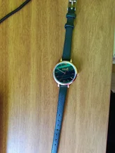 Gaiety Tpp-Reloj de pulsera para mujer, con esfera verde, con taladro de agua, joyería femenina, informal, de cuarzo negro