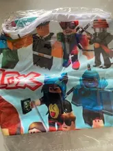ROBLOX-funda de cojín de Anime para el hogar, cómoda funda de almohada cuadrada para dormitorio de estudiantes, decoración de cama, regalo para niños